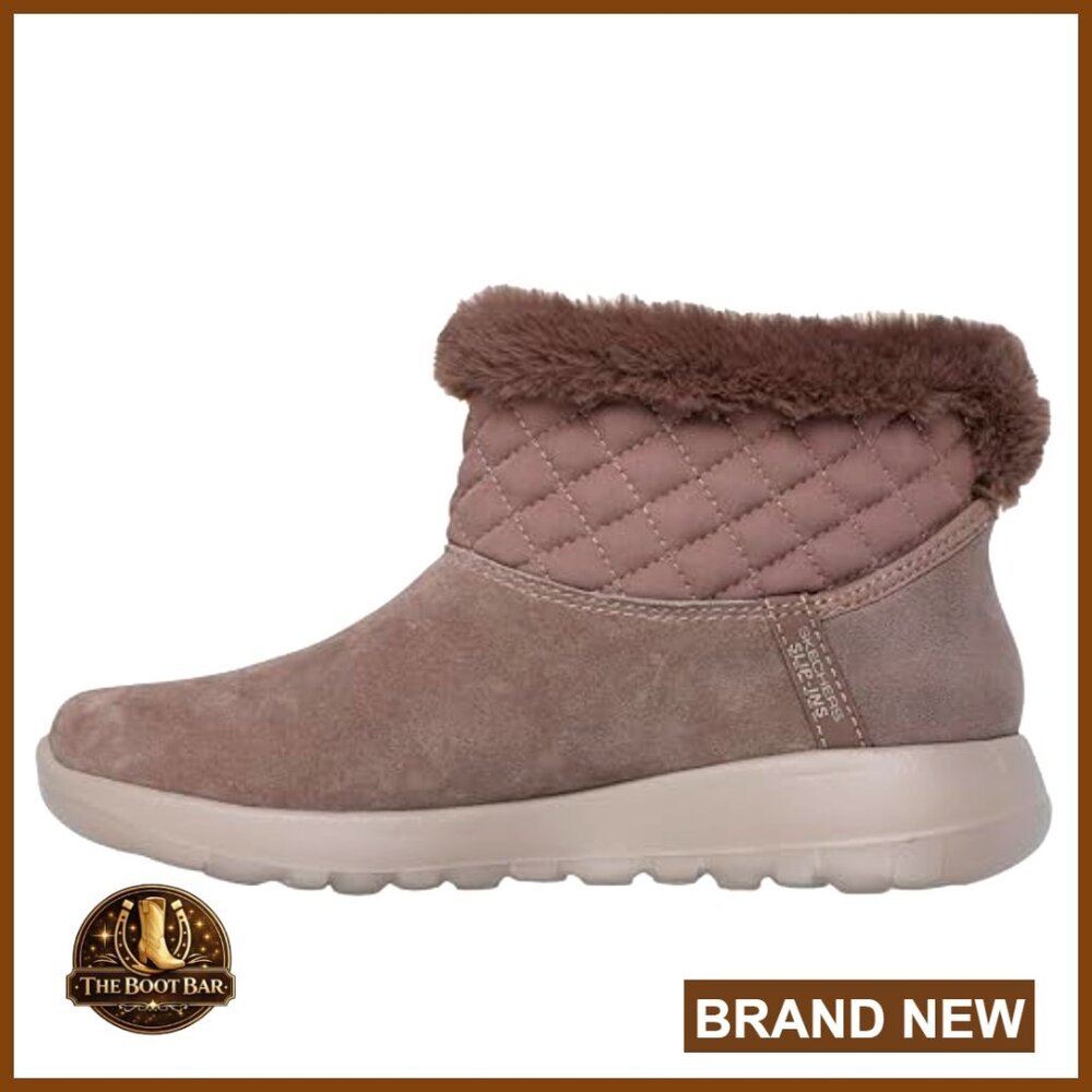 Suede Slip-On Ankle Boot with Memory Foam Insole, Water Resistant - Picture 5 of 5